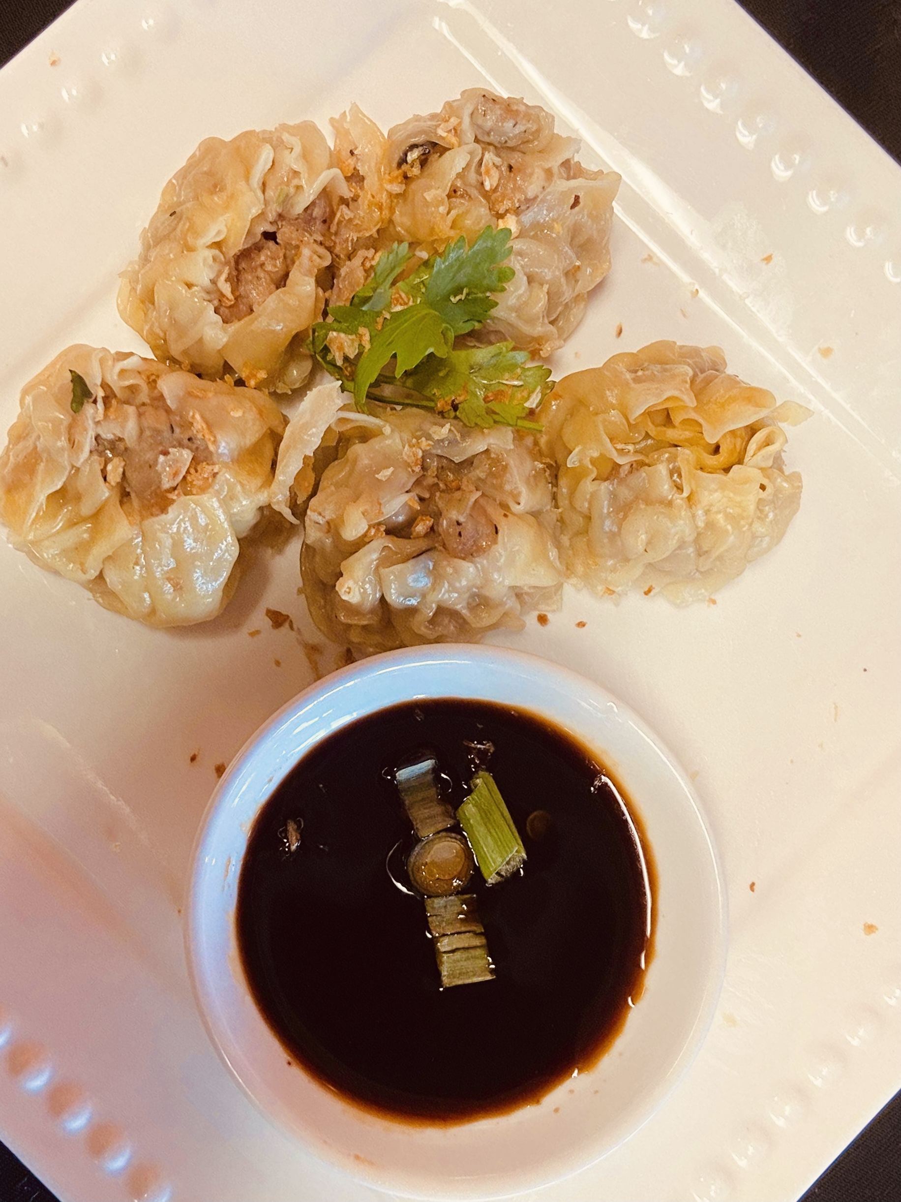 Order 7B. Steam Dumplings food online from Thai Pakse Restaurant store, Fort Worth on bringmethat.com