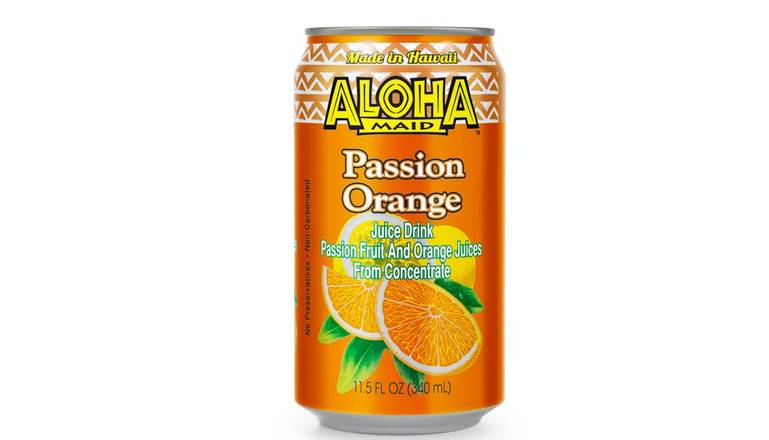 Order Aloha Maid Passion Orange food online from Pokeworks store, Knoxville on bringmethat.com