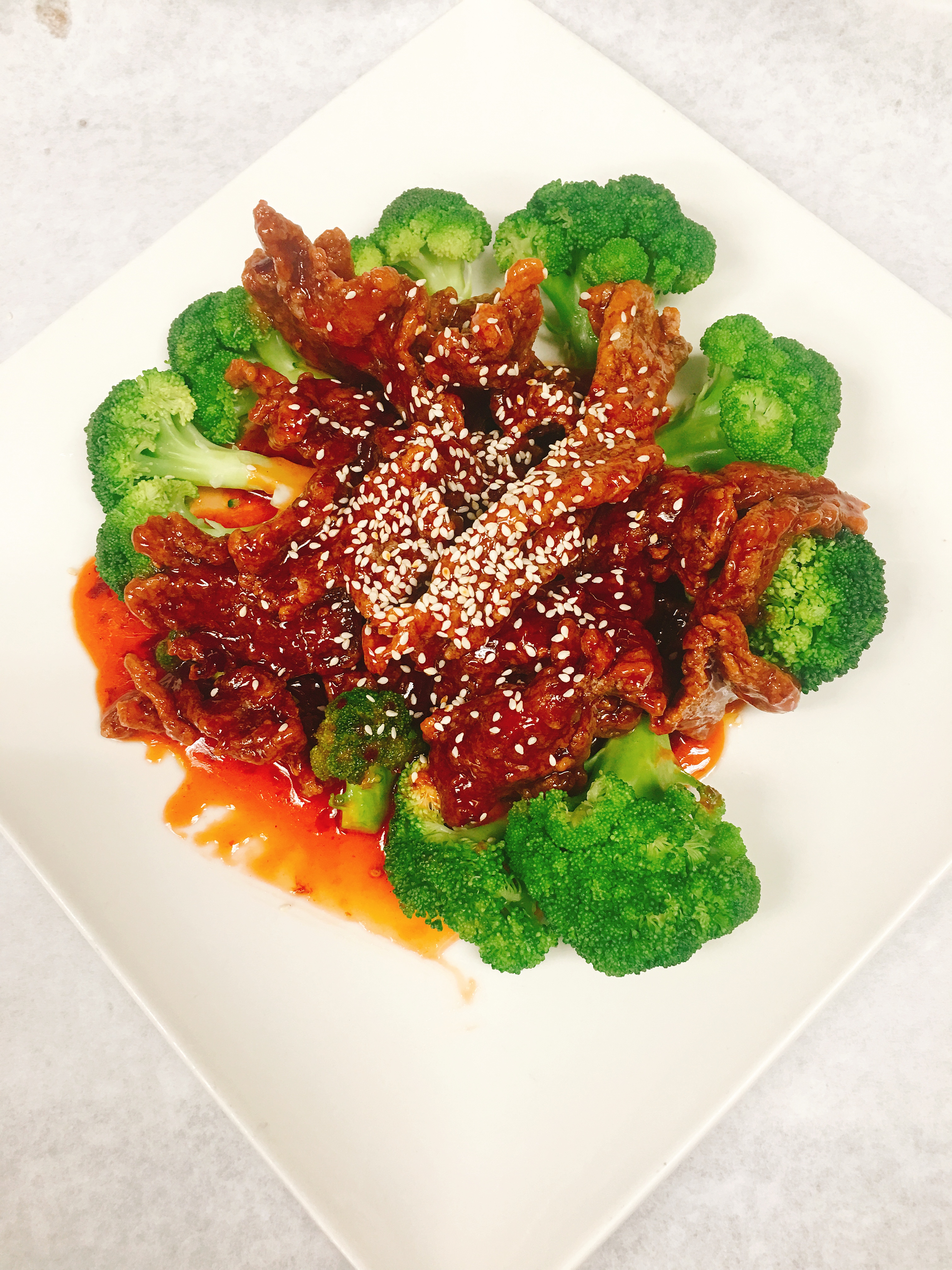 Order Sesame Beef food online from Pearls Chinese Restaurant store, New York on bringmethat.com