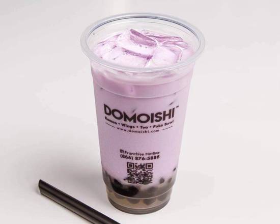 Order Taro Milk Tea food online from Domoishi store, Chesapeake on bringmethat.com