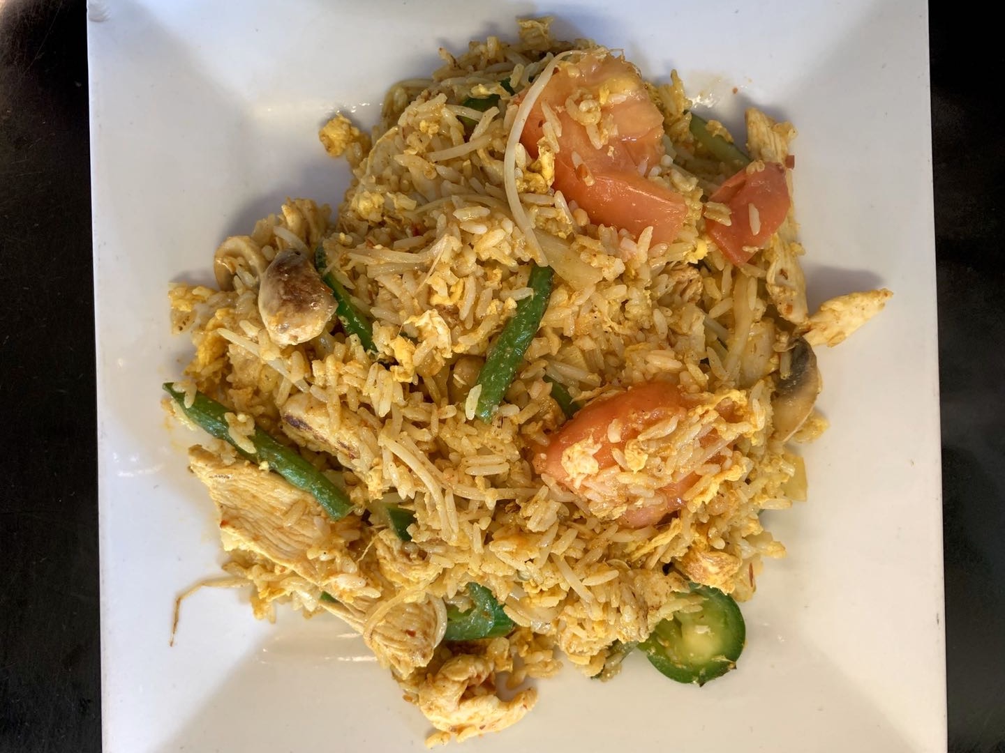 Order 34. Thai Curry Fried Rice food online from Pho Asian Noodle House & Grill store, Columbus on bringmethat.com
