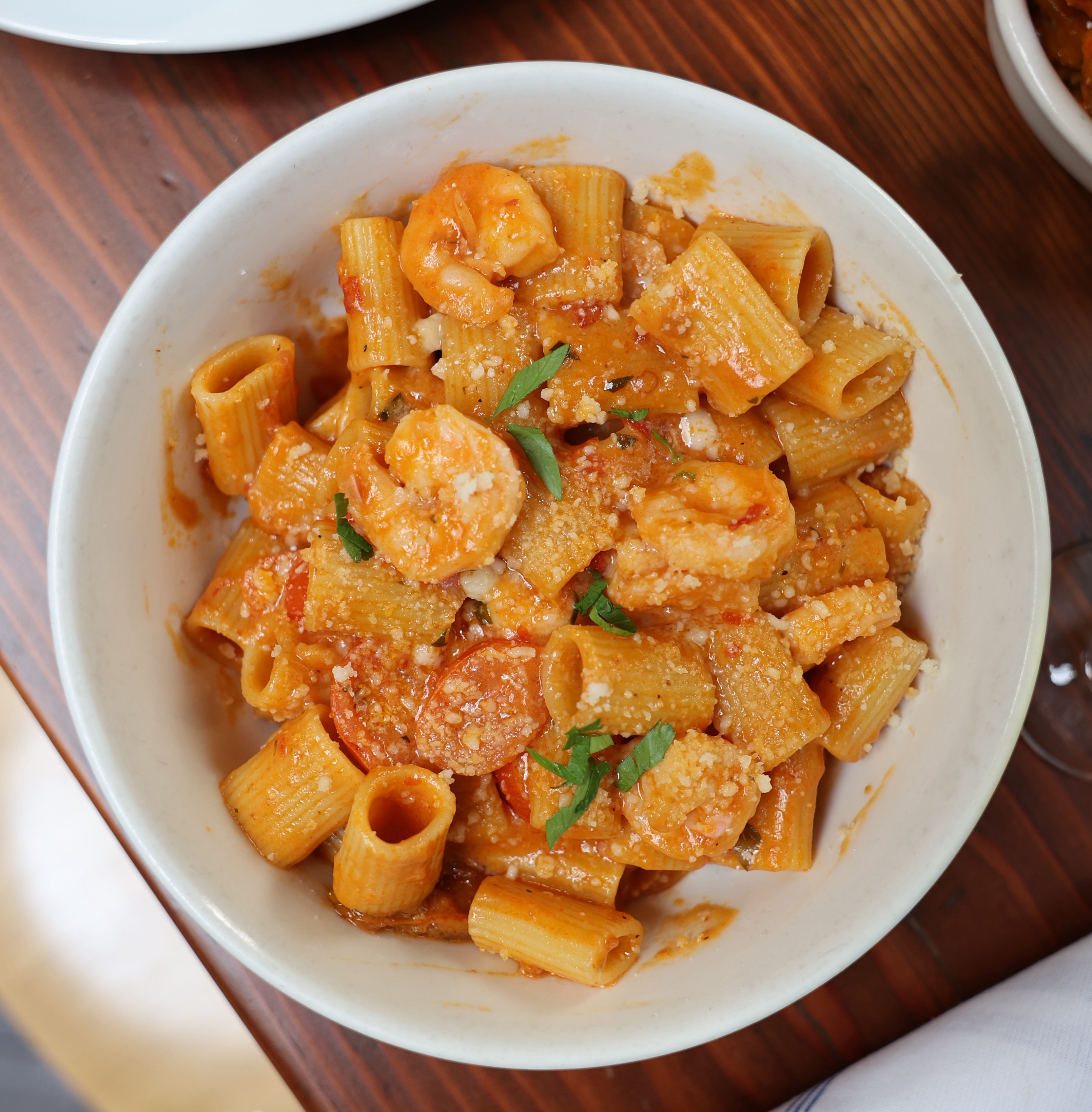 Order Shrimp Pasta food online from The Meatball Shop - Hell's Kitchen store, New York on bringmethat.com