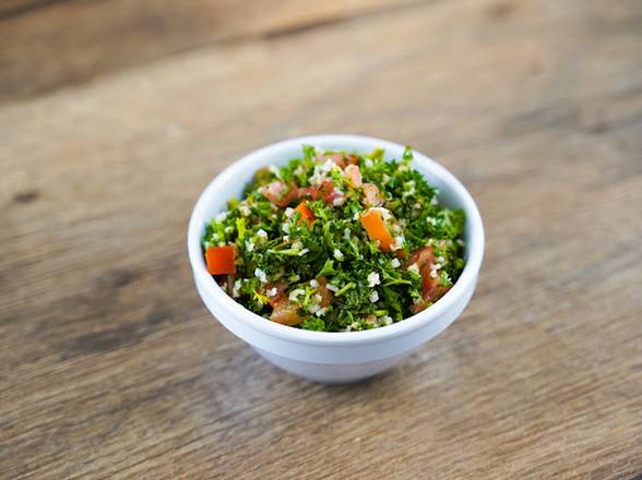 Order Tabouli 8oz food online from Dimassi's Mediterranean Kitchen store, Humble on bringmethat.com