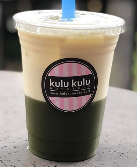 Order 9. Green Tea Jelly and Milk food online from Kulu Kulu store, Honolulu on bringmethat.com