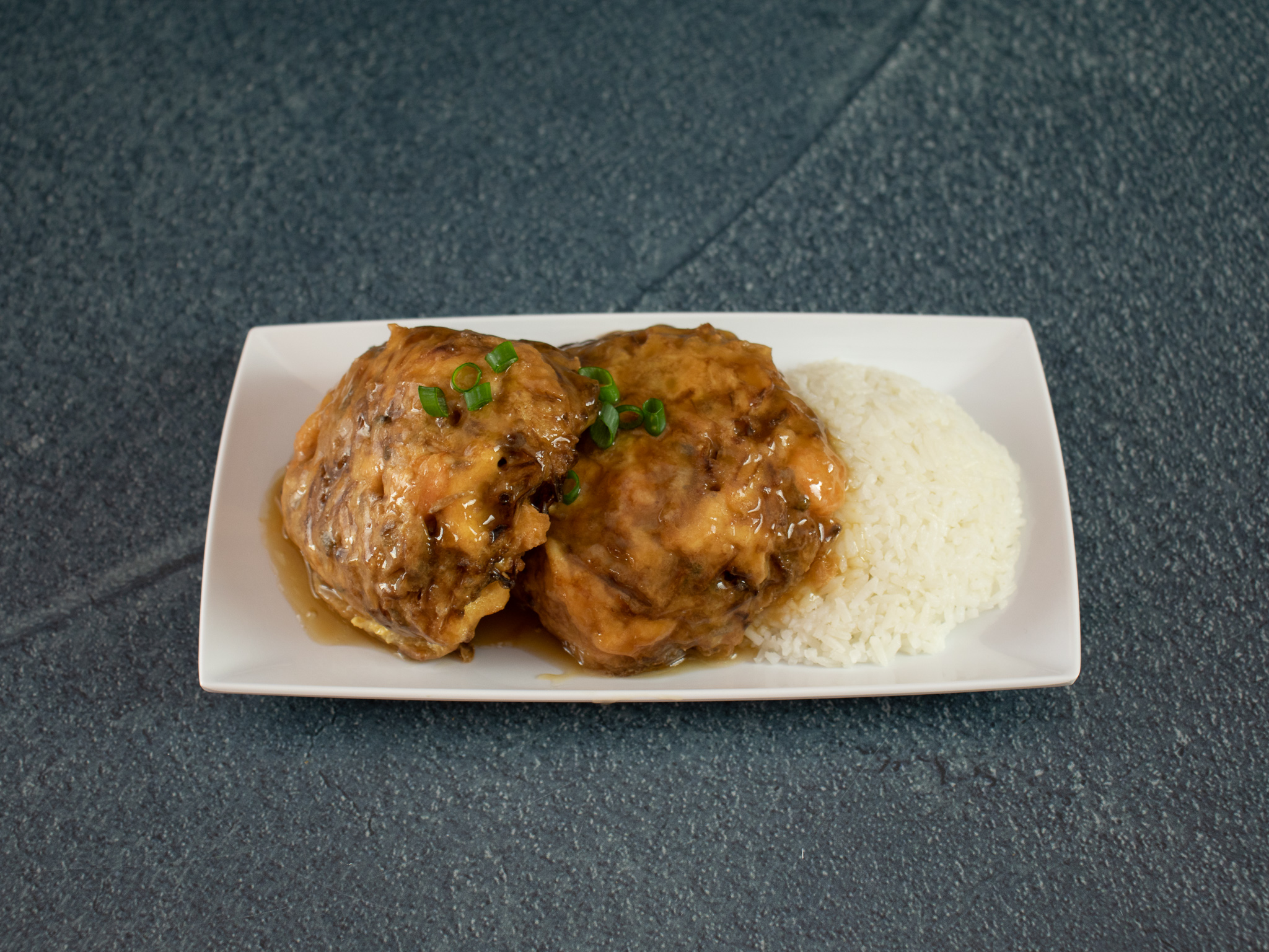 Order 50. Combination Egg Foo Young food online from China 1 store, Rolling Meadows on bringmethat.com