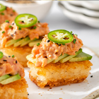 Order Spicy Tuna Crispy Rice food online from Lancaster Brewing Company store, Harrisburg on bringmethat.com