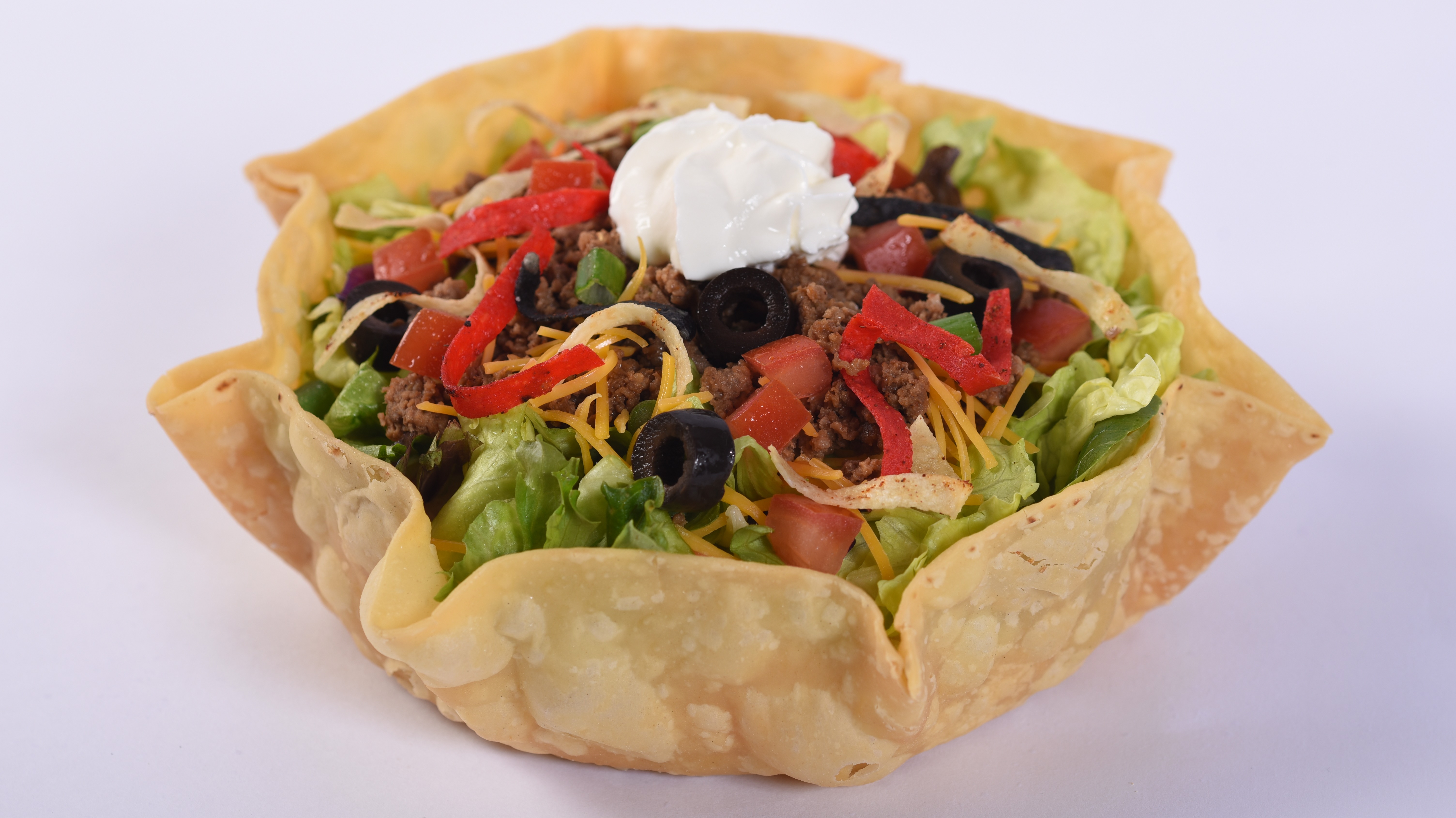 Order Taco Salad food online from Amigos/Kings Classic store, Lincoln on bringmethat.com