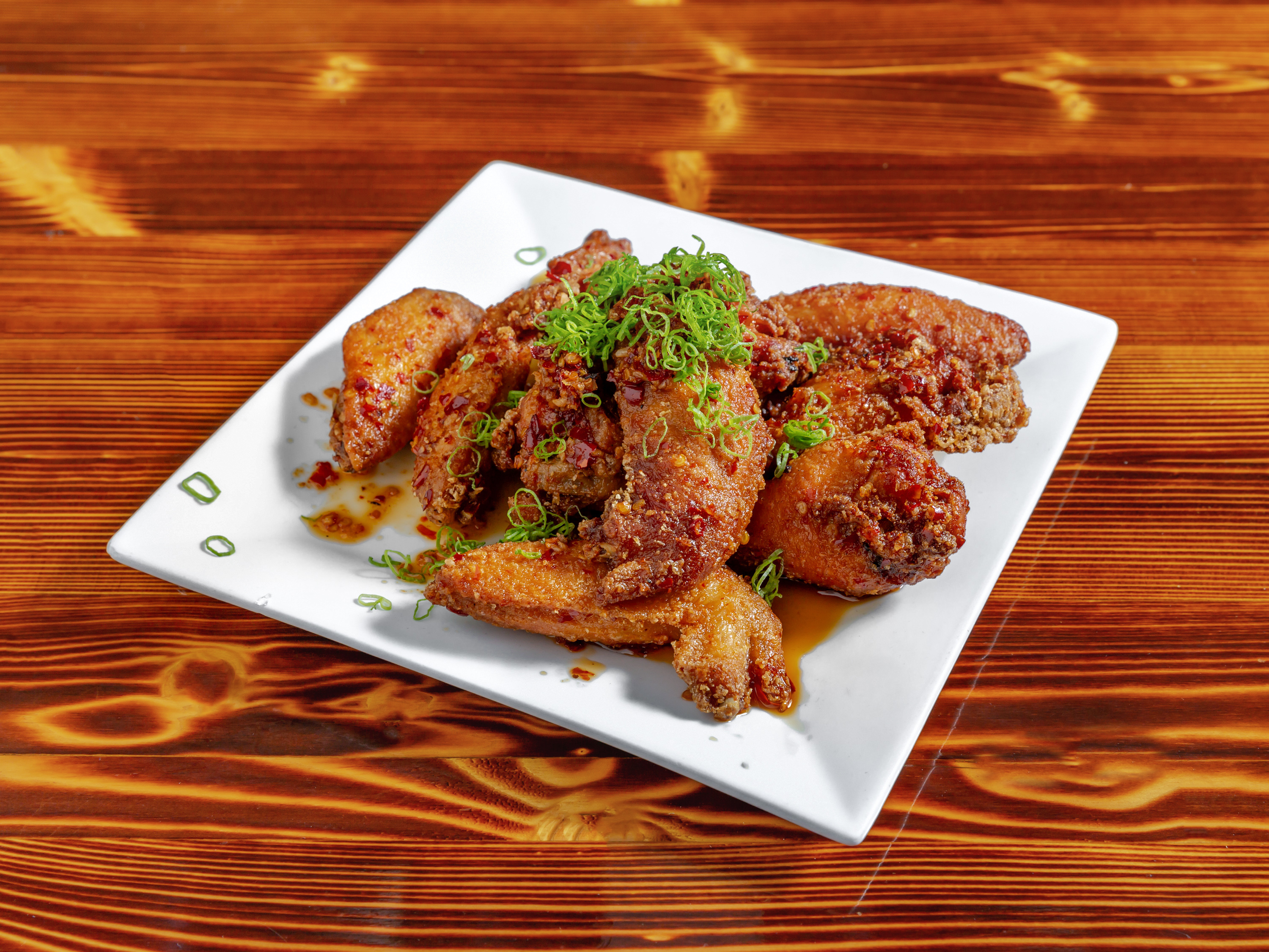 Order  C5. Spicy Crispy Chicken Wings food online from Shunju Fine Chinese and Japanese Cuisine store, North Andover on bringmethat.com