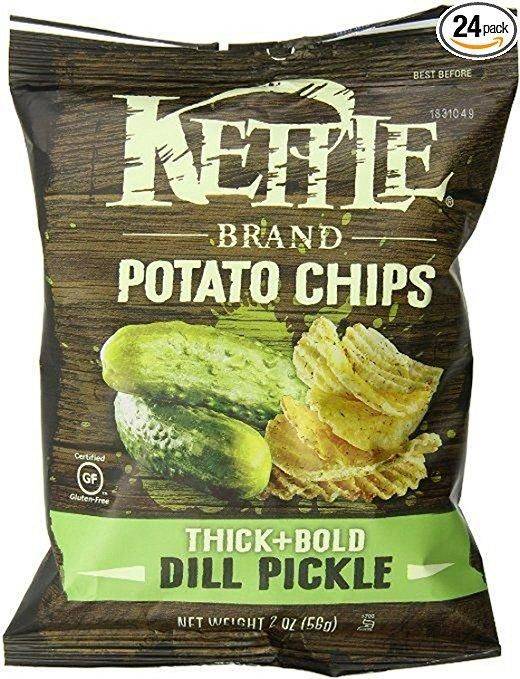 Order Kettle Brand Dill Pickle 2oz Dill Pickle food online from Bara's Deli store, San Leandro on bringmethat.com