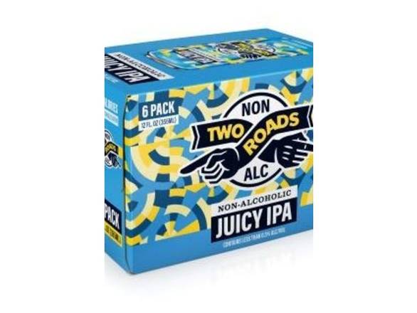 Order Two Roads Brewing Non Alcoholic Juicy IPA - 6x 12oz Cans food online from Magothy Wine & Spirits store, Severna Park on bringmethat.com