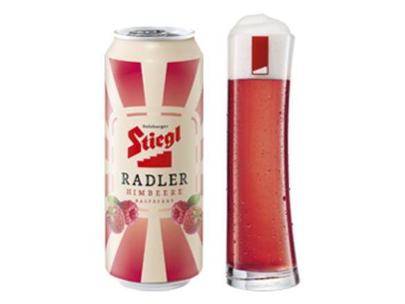 Order Stiegl Raspberry Radler - 4x 16.9oz Cans food online from Shar Armanetti Fine Wine & Spirits store, Carpentersville on bringmethat.com