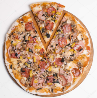Order House Special Pizza food online from Lj Pizza store, Mesa on bringmethat.com