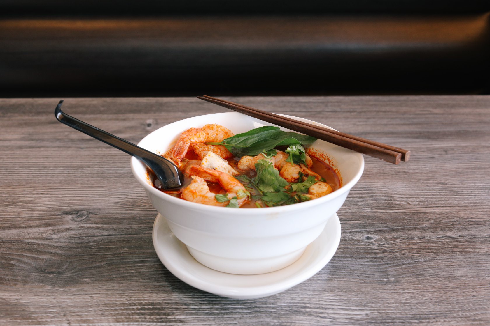 Order Tom Yum Seafood Noodle Soup food online from Asian Corner Cafe store, Chandler on bringmethat.com
