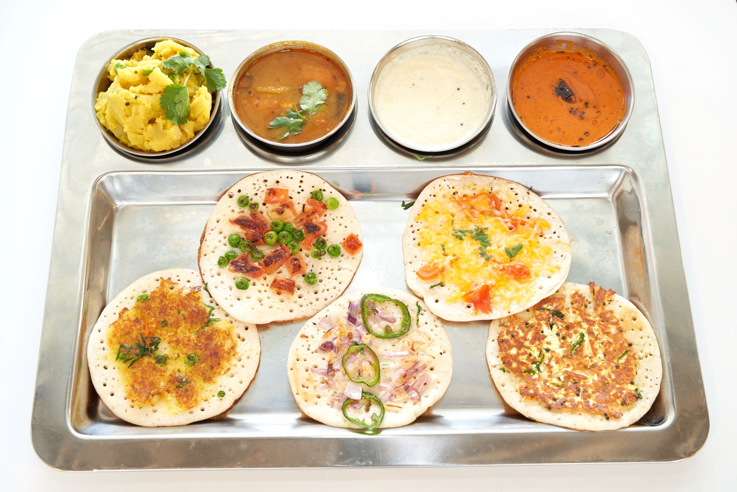 Order 5 Cocktail Uthappams food online from Annapurna Grill store, Pasadena on bringmethat.com