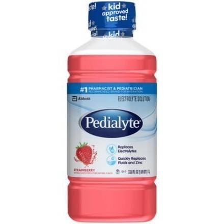 Order Pedialyte Electrolyte Solution Strawberry (1 L) food online from Dolcezza Gelato store, Arlington on bringmethat.com