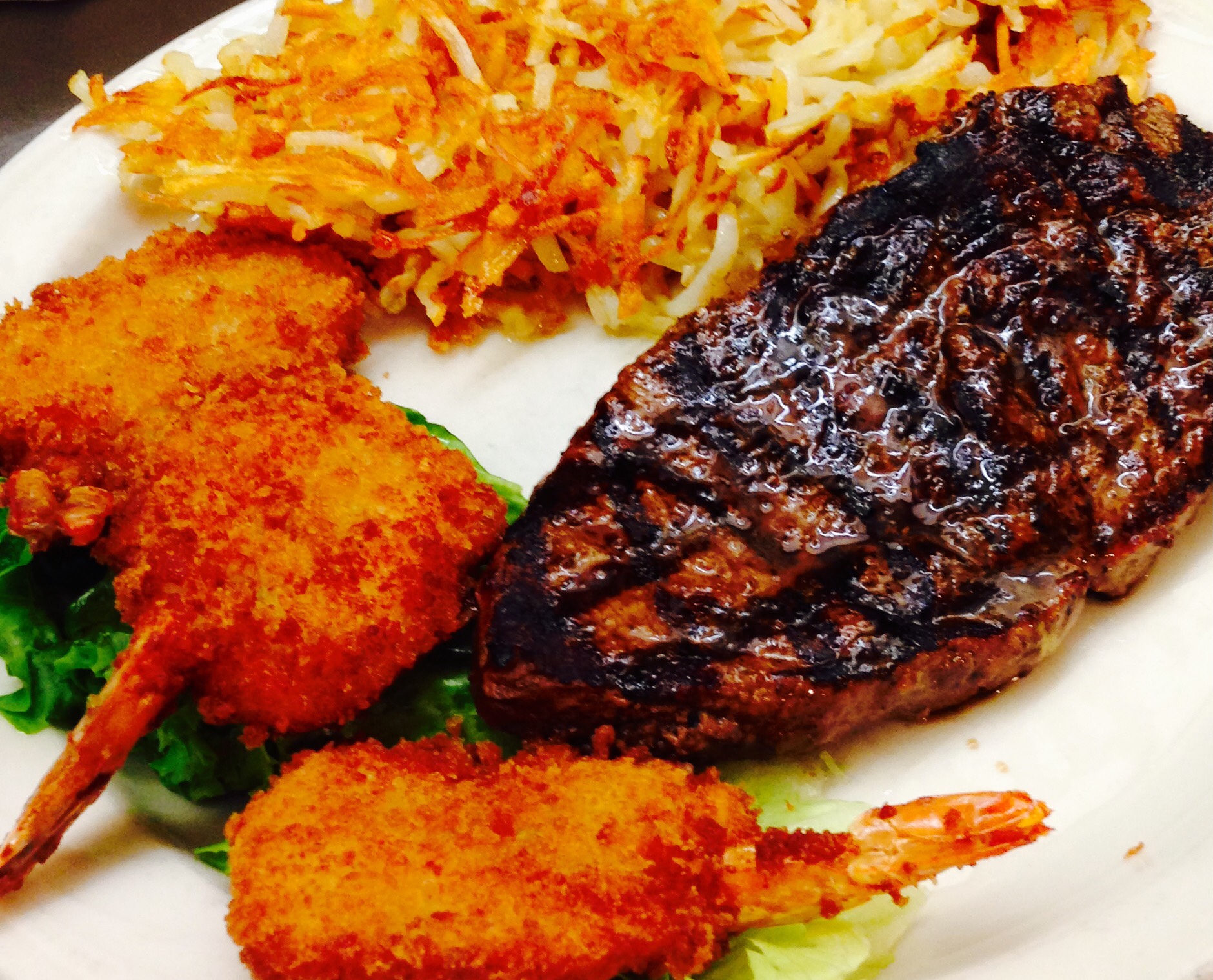 Order Sirloin Steak and Jumbo Shrimp food online from Parkway family restaurant store, Madison on bringmethat.com
