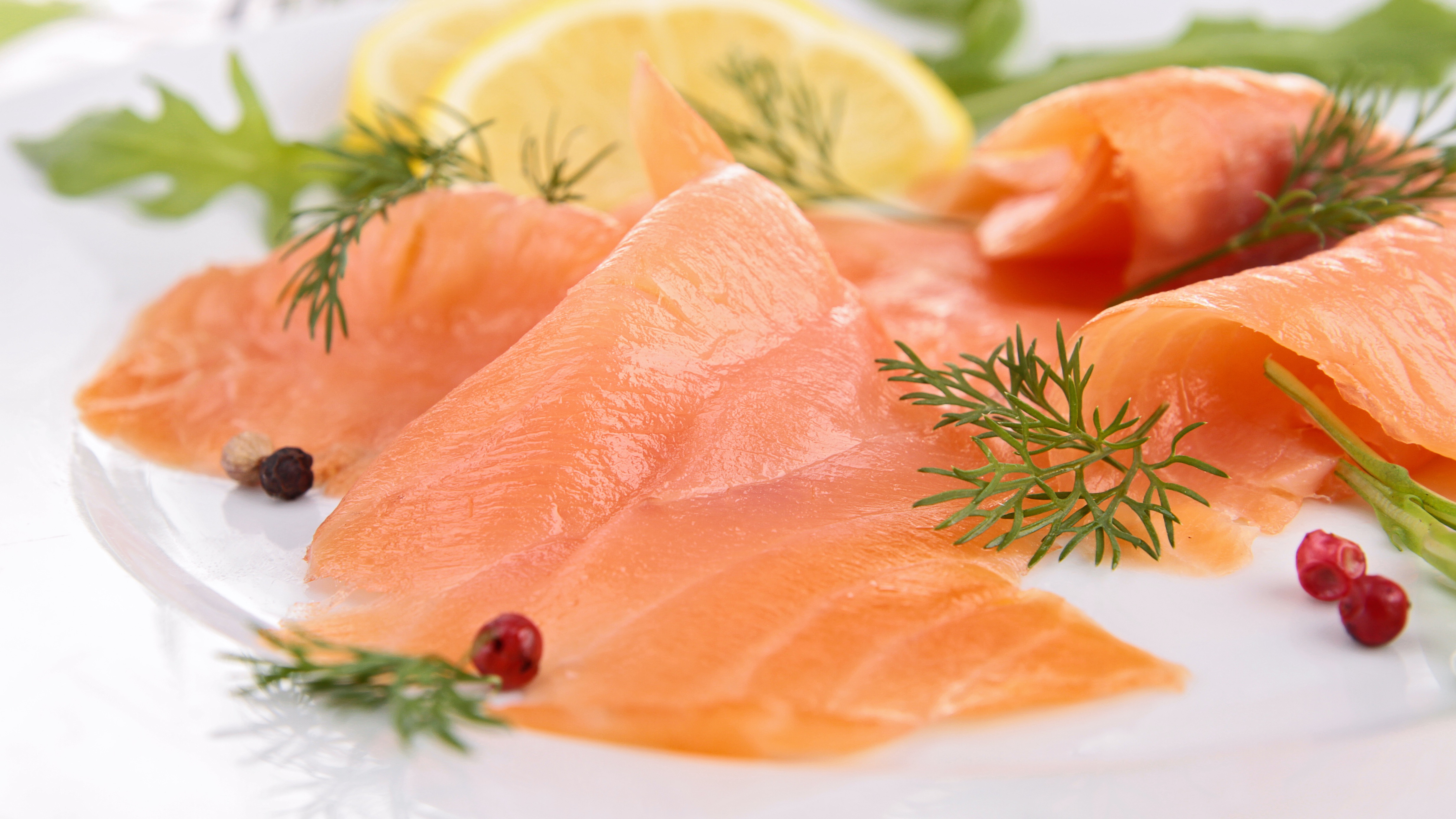 Order Home made marinated Salmon food online from Il Pastaficio store, Greenwich on bringmethat.com