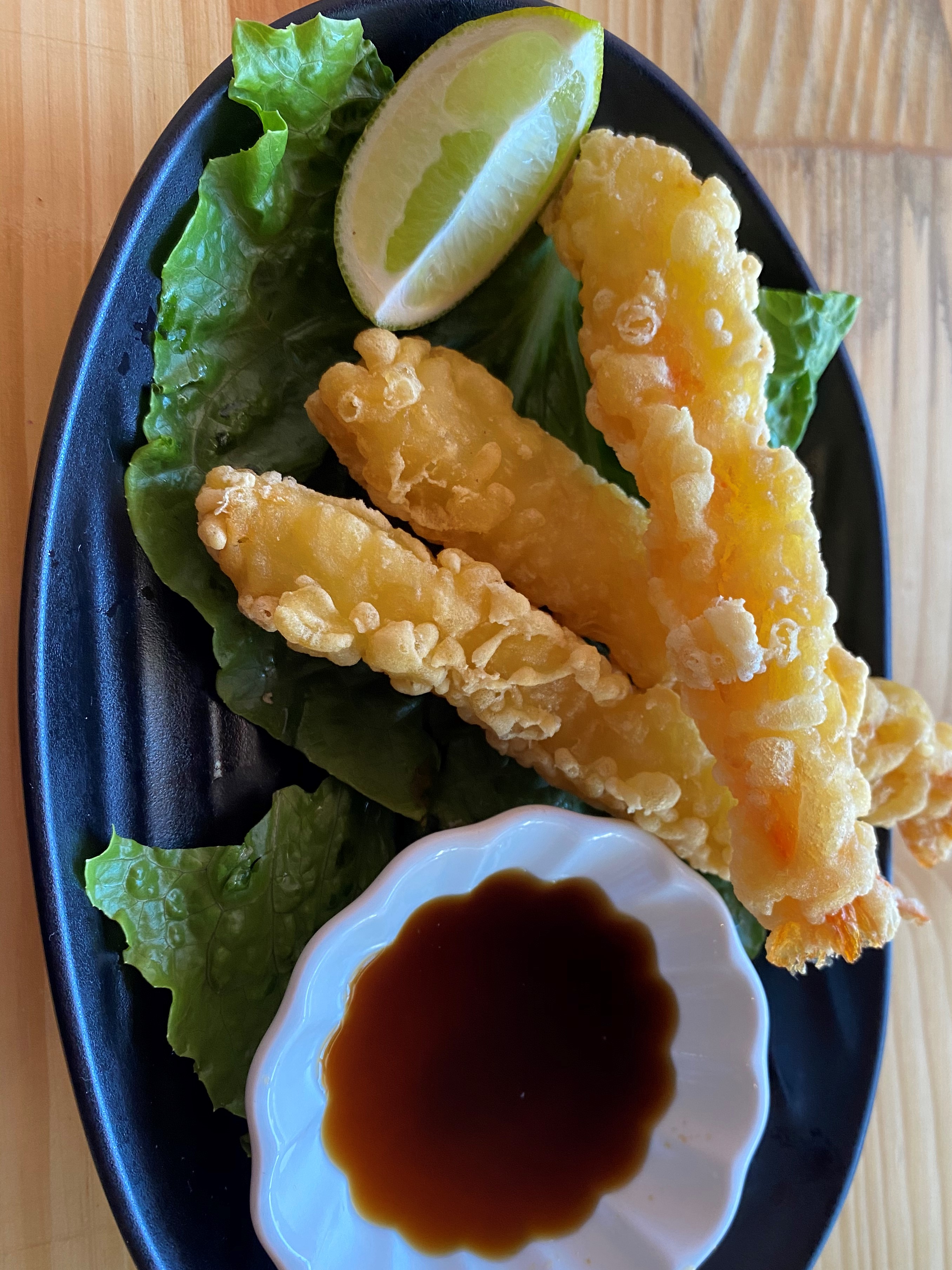 Order Tempura(3PC) food online from Blossom Root Asian Cuisine store, New City on bringmethat.com