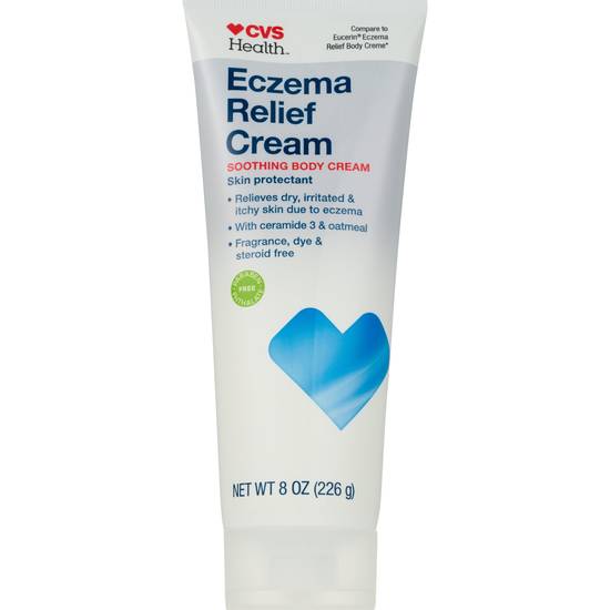 Order CVS Health Eczema Relief Cream, 8 OZ food online from CVS store, INGLEWOOD on bringmethat.com