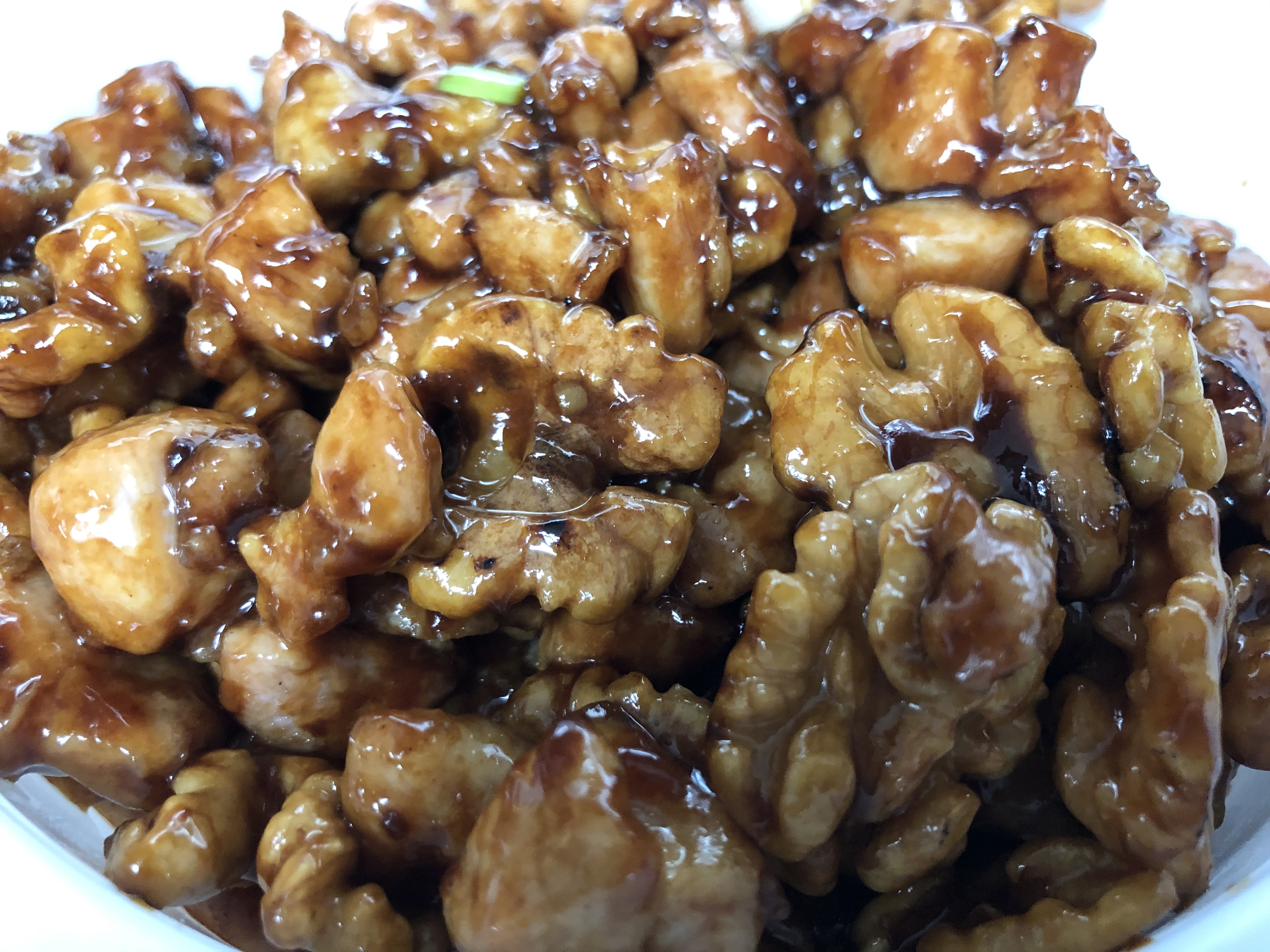 Order 80. Diced Chicken with Walnuts food online from Pig Heaven store, New York on bringmethat.com