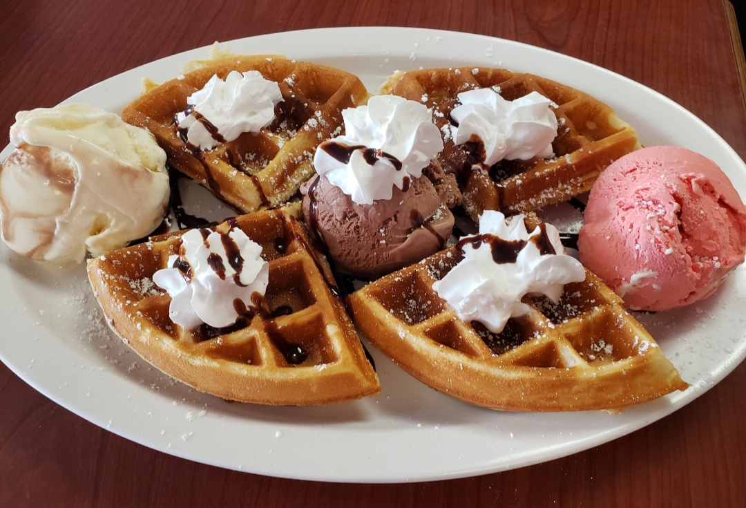 Order Waffle and Ice Cream food online from Pico Cafe store, Los Angeles on bringmethat.com