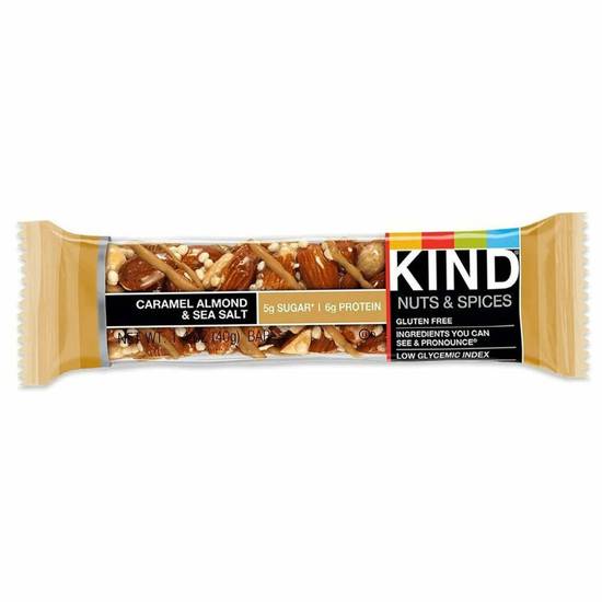 Order Kind Bar - Caramel Almond & Sea Salt food online from IV Deli Mart store, Goleta on bringmethat.com