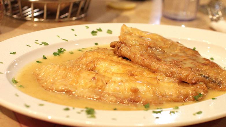 Order Veal Francese food online from Mama Theresa Pizzeria Restaurant store, Westbury on bringmethat.com