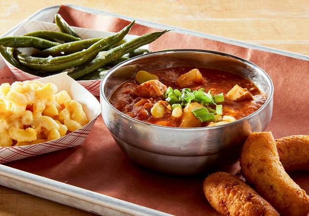Order Brunswick Stew Tray (GS) food online from Luella's Bar-B-Que store, Asheville on bringmethat.com