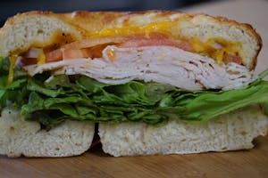 Order Turkey Sandwich food online from Kokobelli Bagel Cafe store, Mesa on bringmethat.com