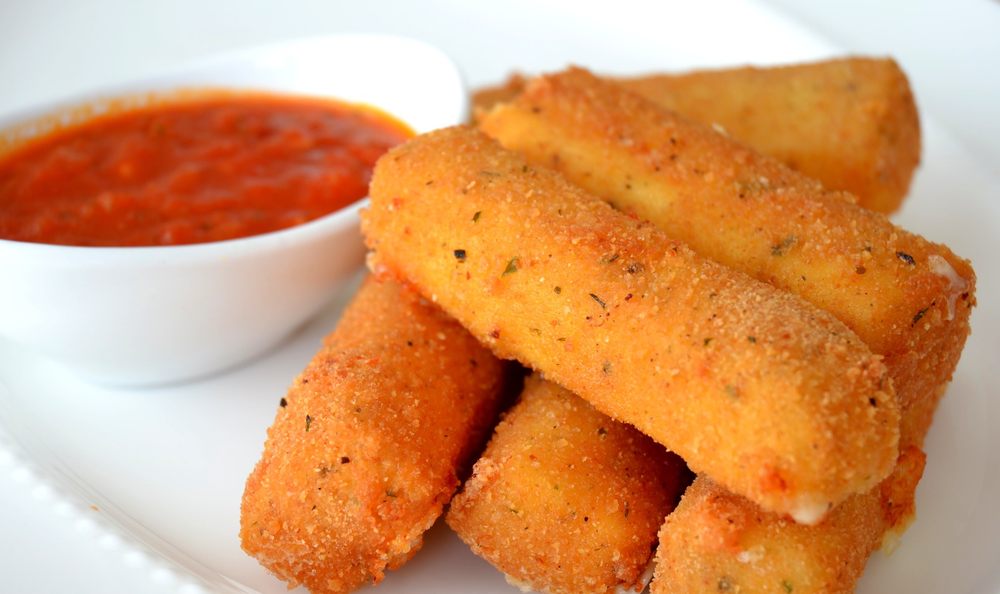 Order 6 Mozzarella Cheese Sticks food online from The Brick Oven store, Saint Peters on bringmethat.com