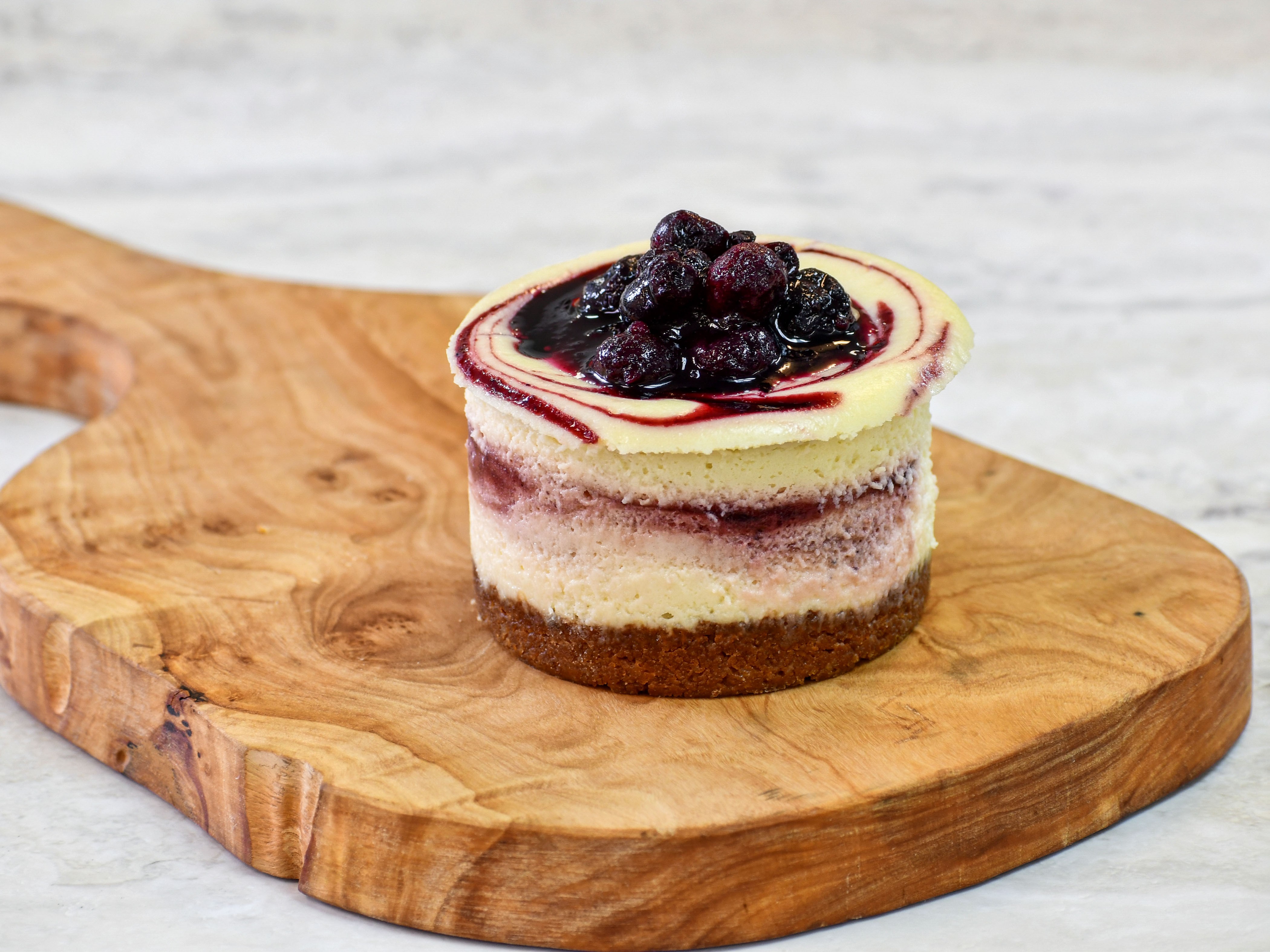 Order Beet & Berry Cheesecake food online from Crumble & Whisk store, Oakland on bringmethat.com