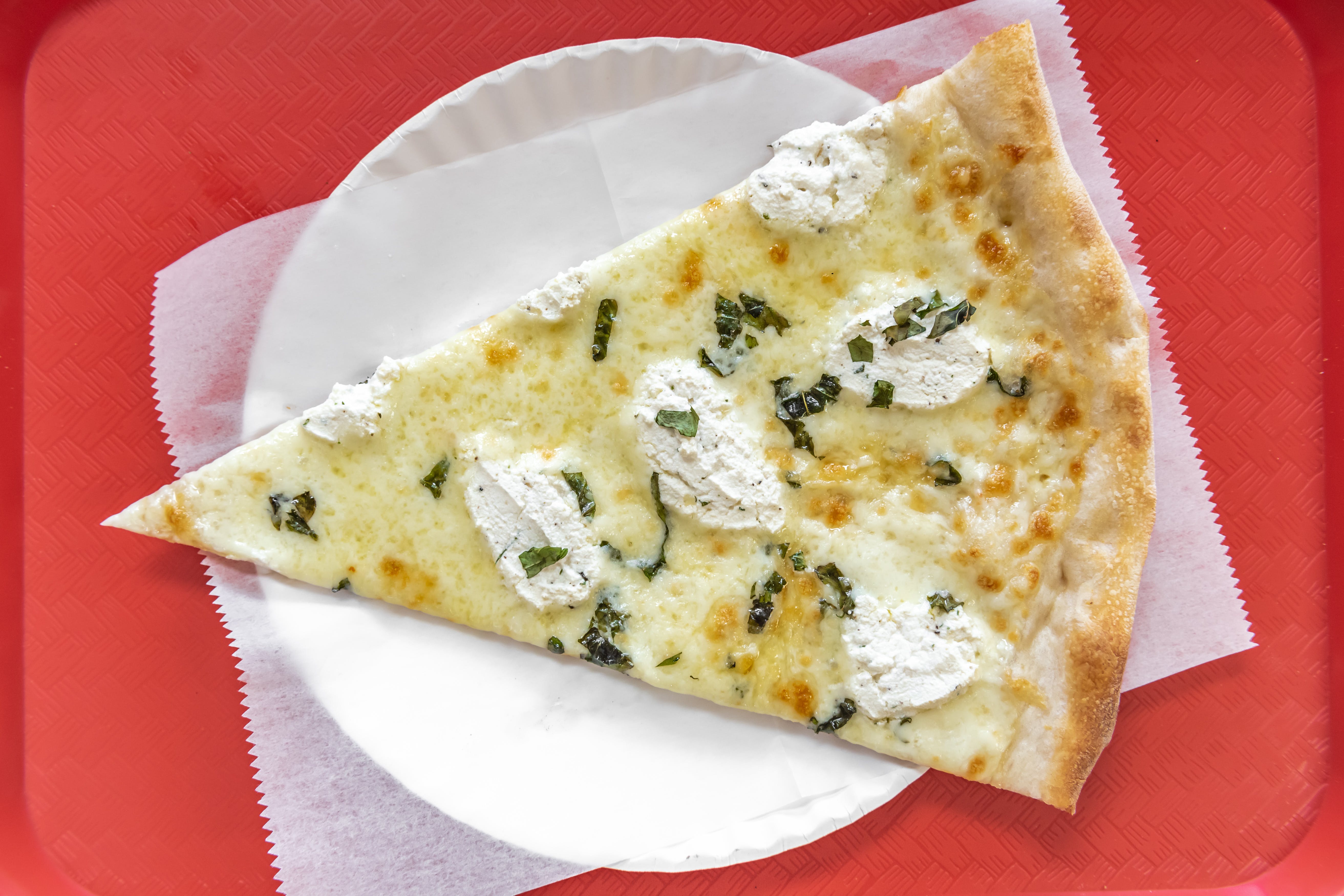 Order White Pizza - Regular (8 Slices) food online from Bambino's Pizza & Pasta store, Danbury on bringmethat.com