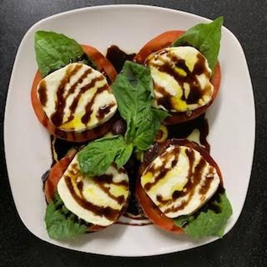 Order Grilled Eggplant Caprese food online from Pizzazz On The Circle store, University Heights on bringmethat.com