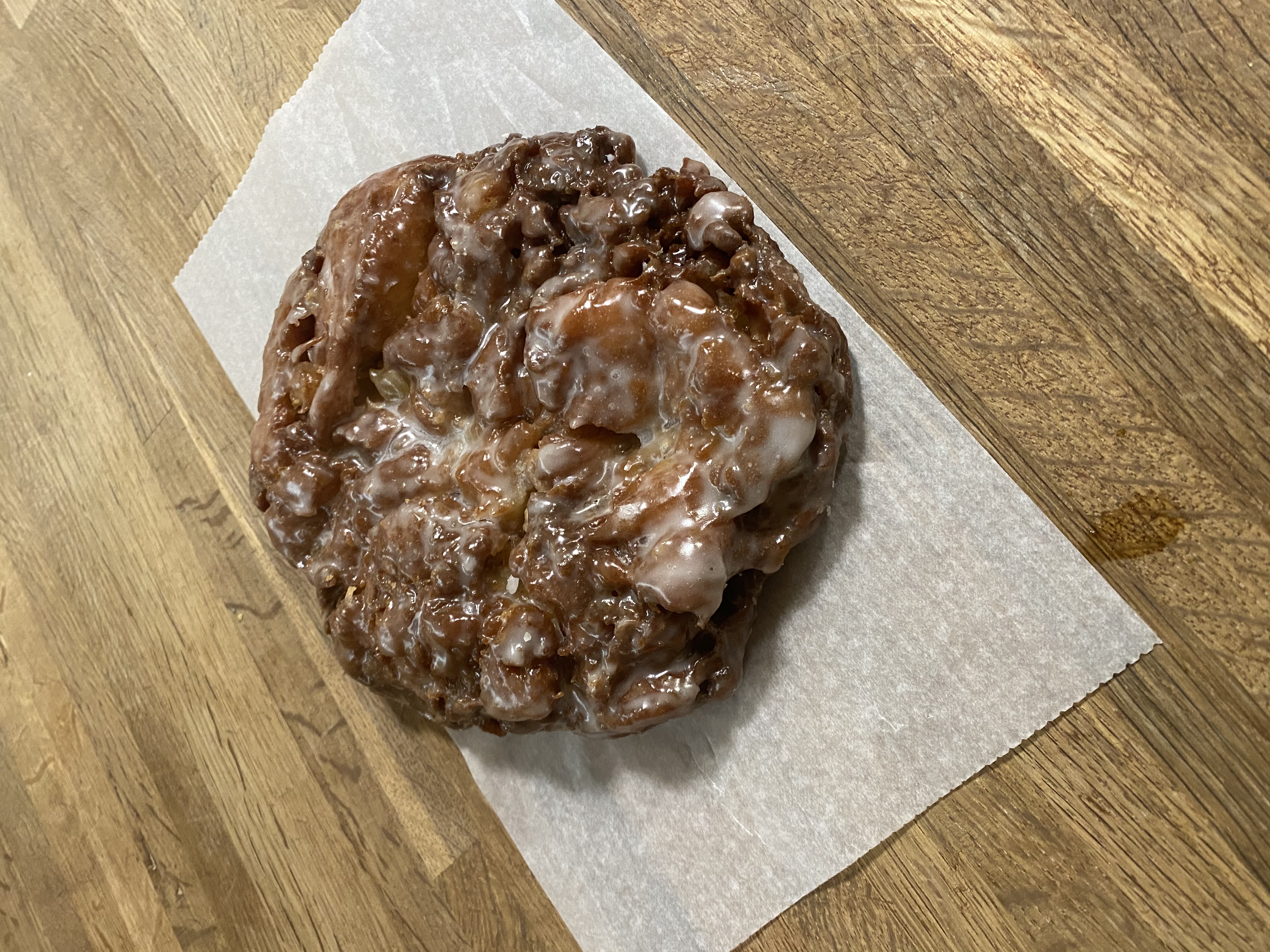 Order Apple Fritter Donut food online from Fresh Golden Donuts store, San Diego on bringmethat.com
