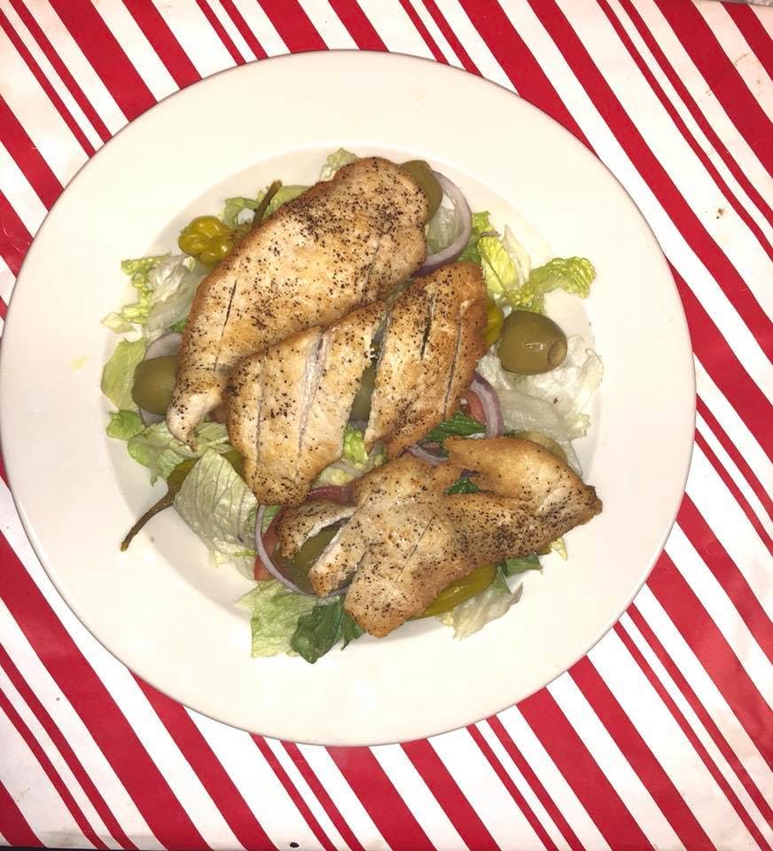 Order Chicken Salad - Salad food online from Frankie store, Georgetown on bringmethat.com