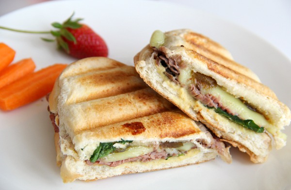Order Roast Beef Panini food online from Ant Bookstore & Cafe store, Clifton on bringmethat.com