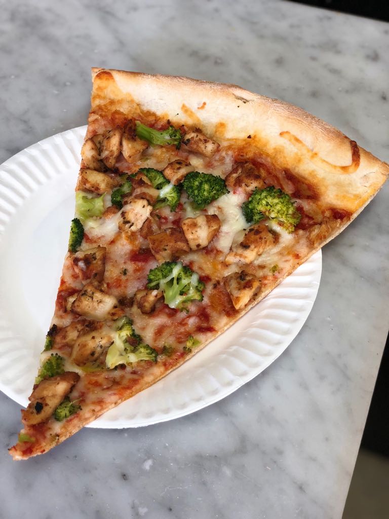 Order Chicken Broccoli Slice food online from Pepo's Pizza store, New York on bringmethat.com