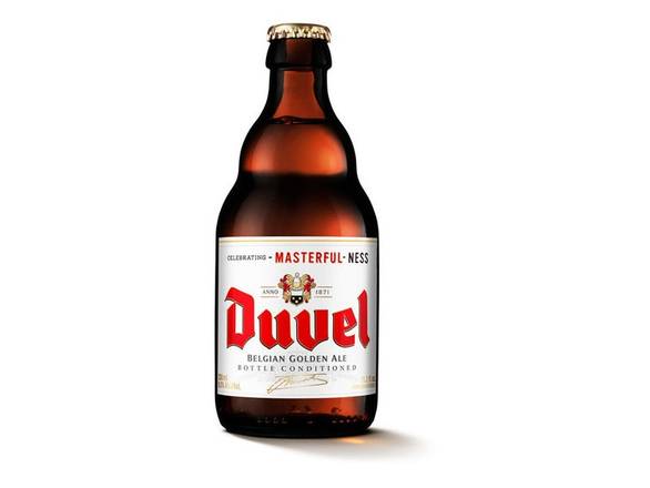 Order Duvel Belgian Ale - 4x 11.2oz Bottles food online from Jenny Liquors store, Mt Prospect on bringmethat.com