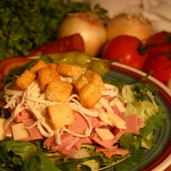 Order Antipasto Salad food online from Lamppost Pizza store, Orange on bringmethat.com