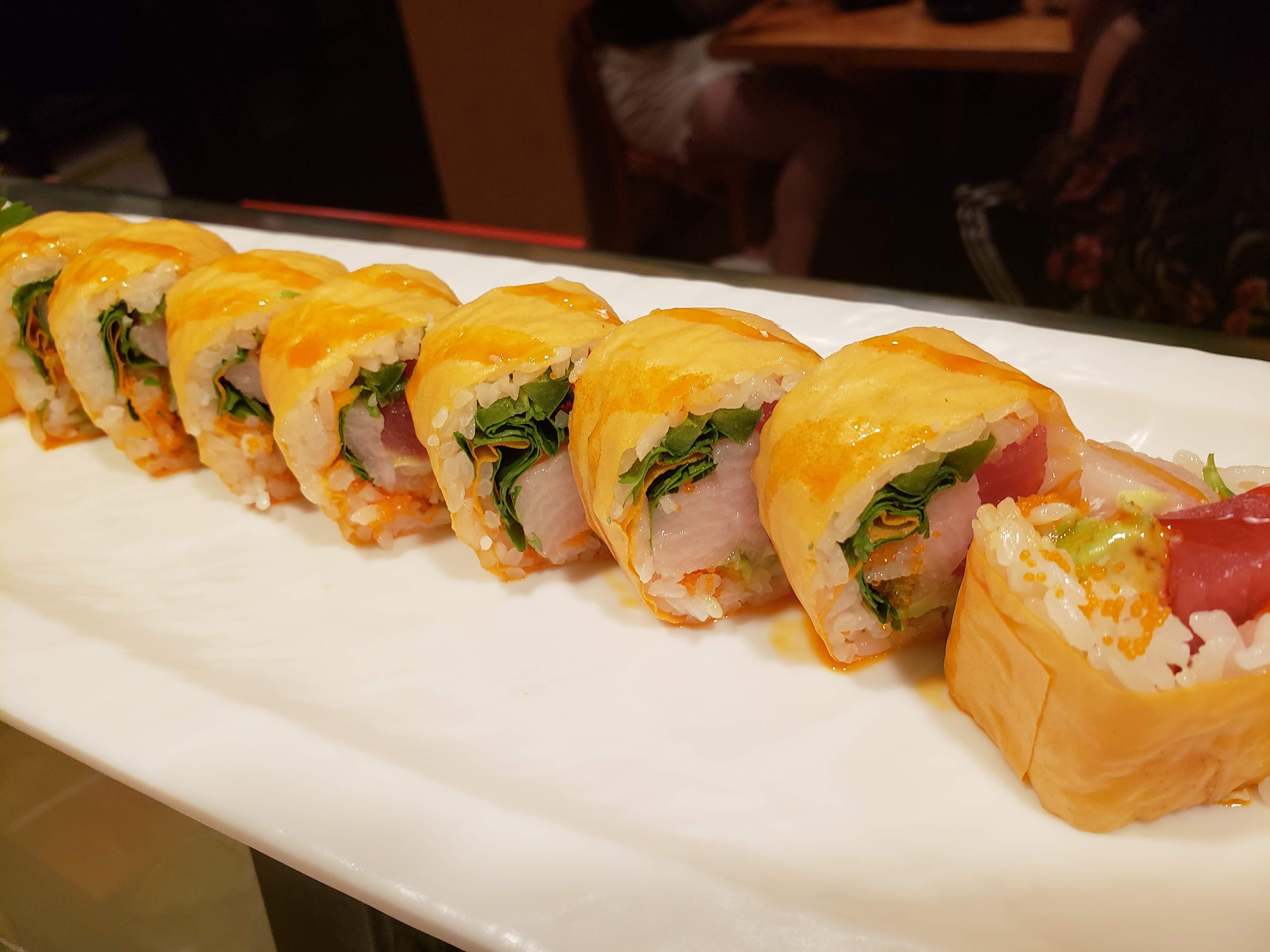 Order Ocean Drive Special Roll food online from Nikko Sushi store, Arlington Heights on bringmethat.com