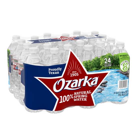 Order Ozarka Water Bottles - 24 Pack food online from Lone Star store, Gainesville on bringmethat.com