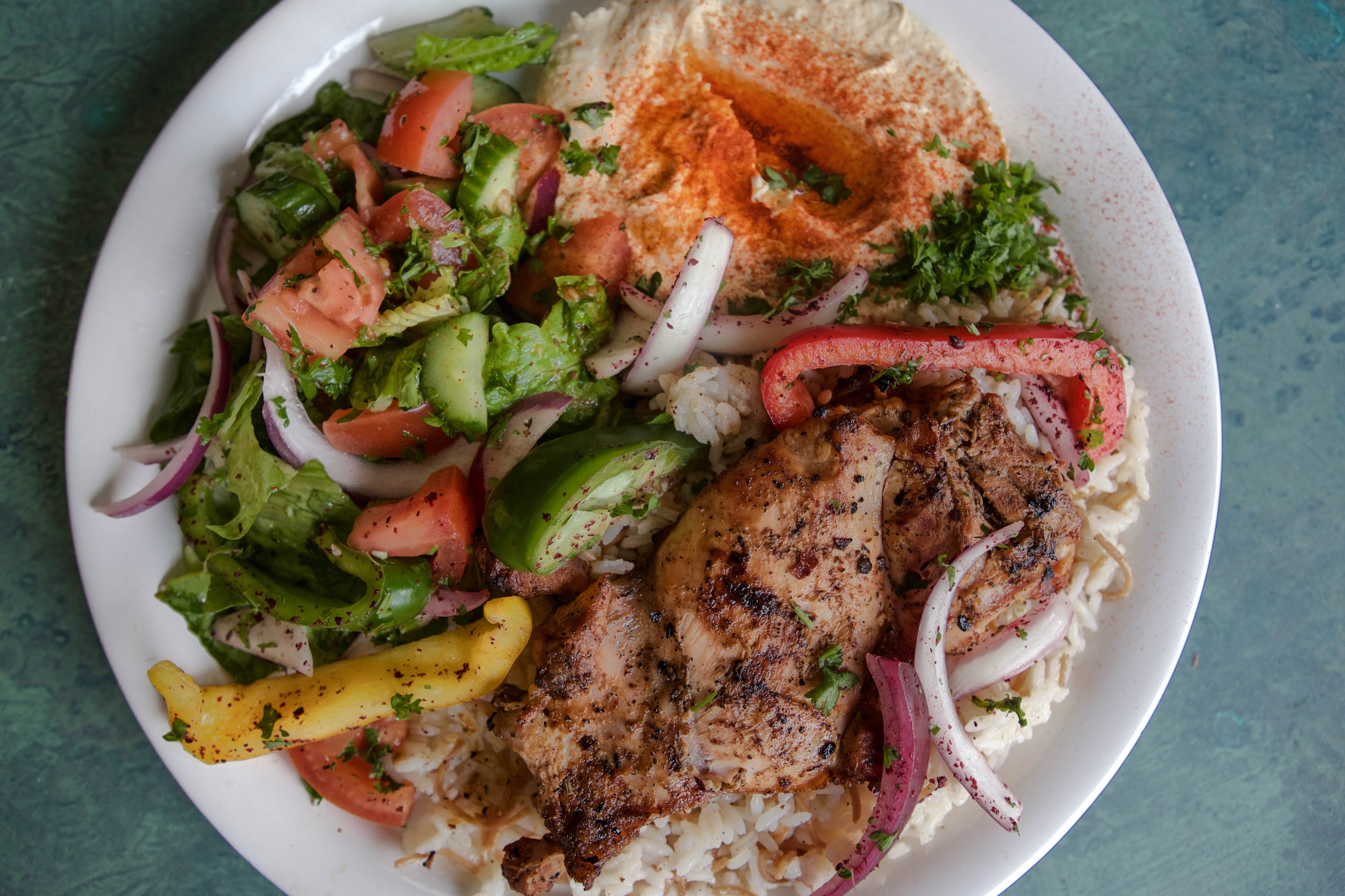 Order Deboned Chicken Lunch food online from Sultans Express store, Lansing on bringmethat.com