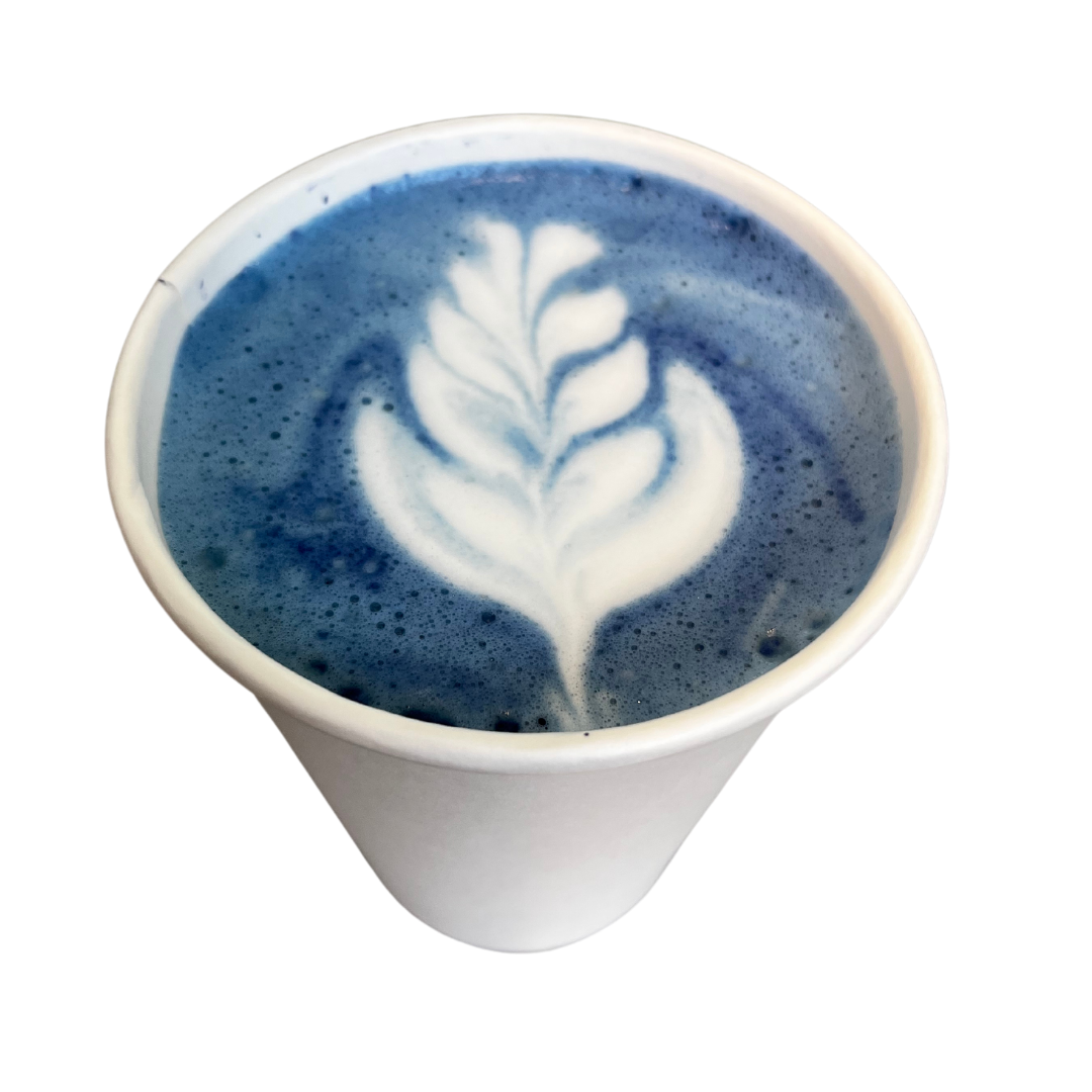 Order Blue Matcha Latte food online from Kohii Coffee Co store, Los Angeles on bringmethat.com