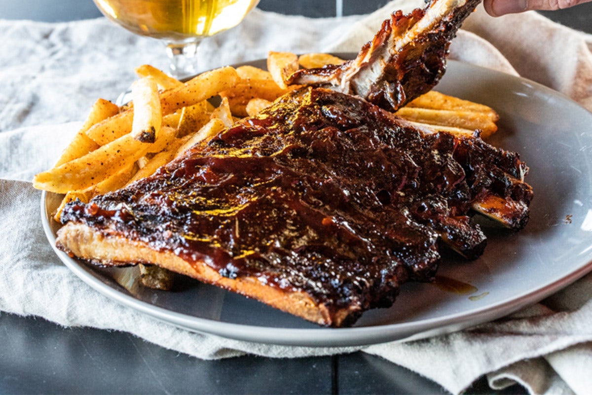 Order BABY BACK RIBS PARTY PACK food online from Rock Bottom Brewery store, Englewood on bringmethat.com