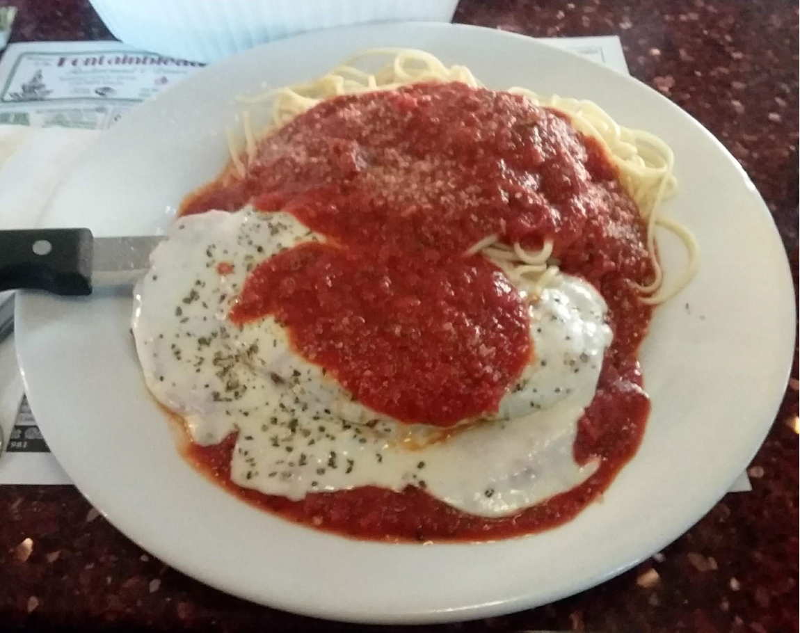 Order Eggplant Parmigiana food online from The Fontainbleau Diner store, Piscataway on bringmethat.com