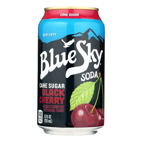 Order Blue Sky Soda Black Cherry food online from Deerings Market store, Traverse City on bringmethat.com