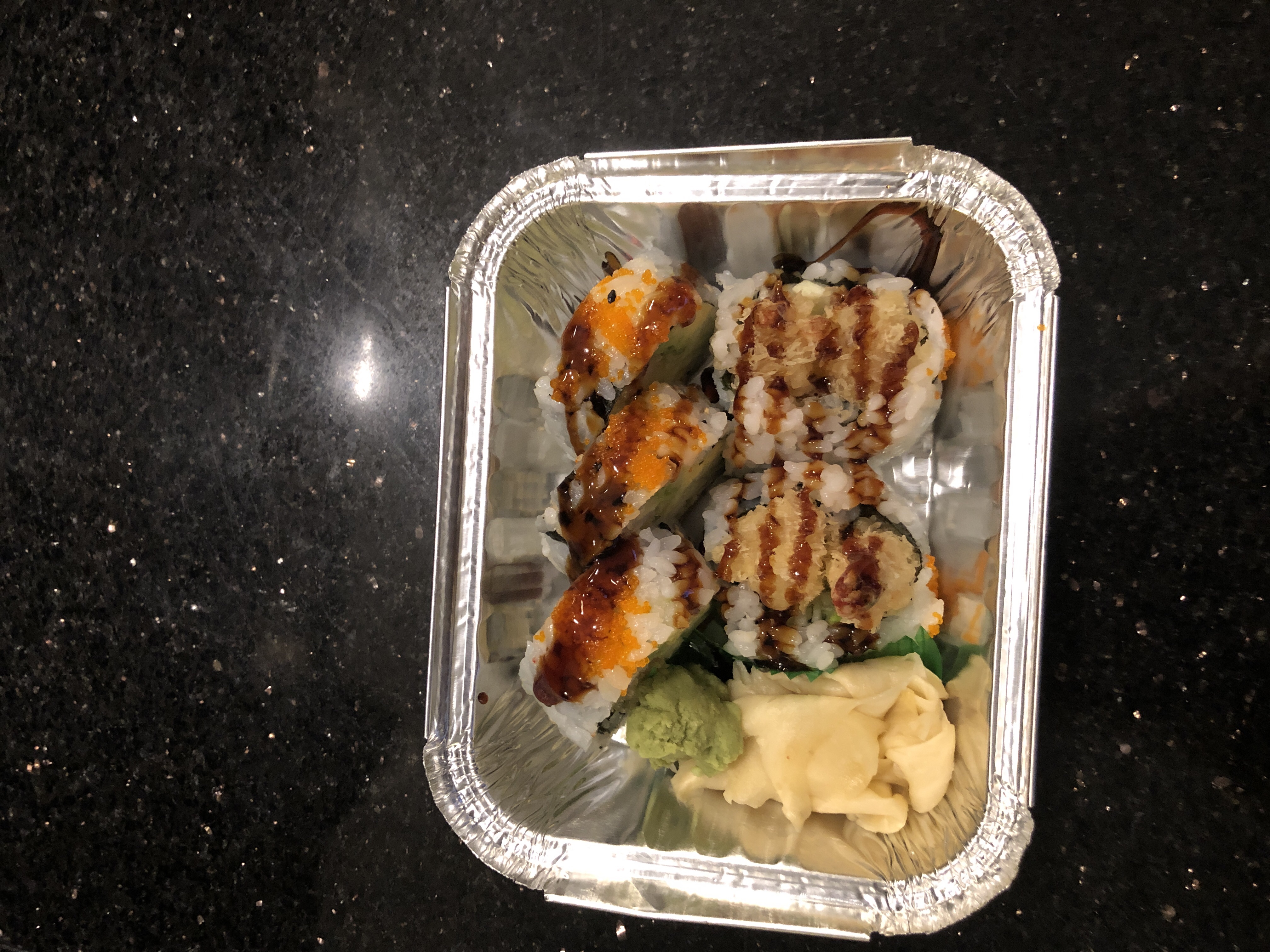 Order Shrimp Tempura Roll food online from Wasabi Bistro store, Boonton on bringmethat.com