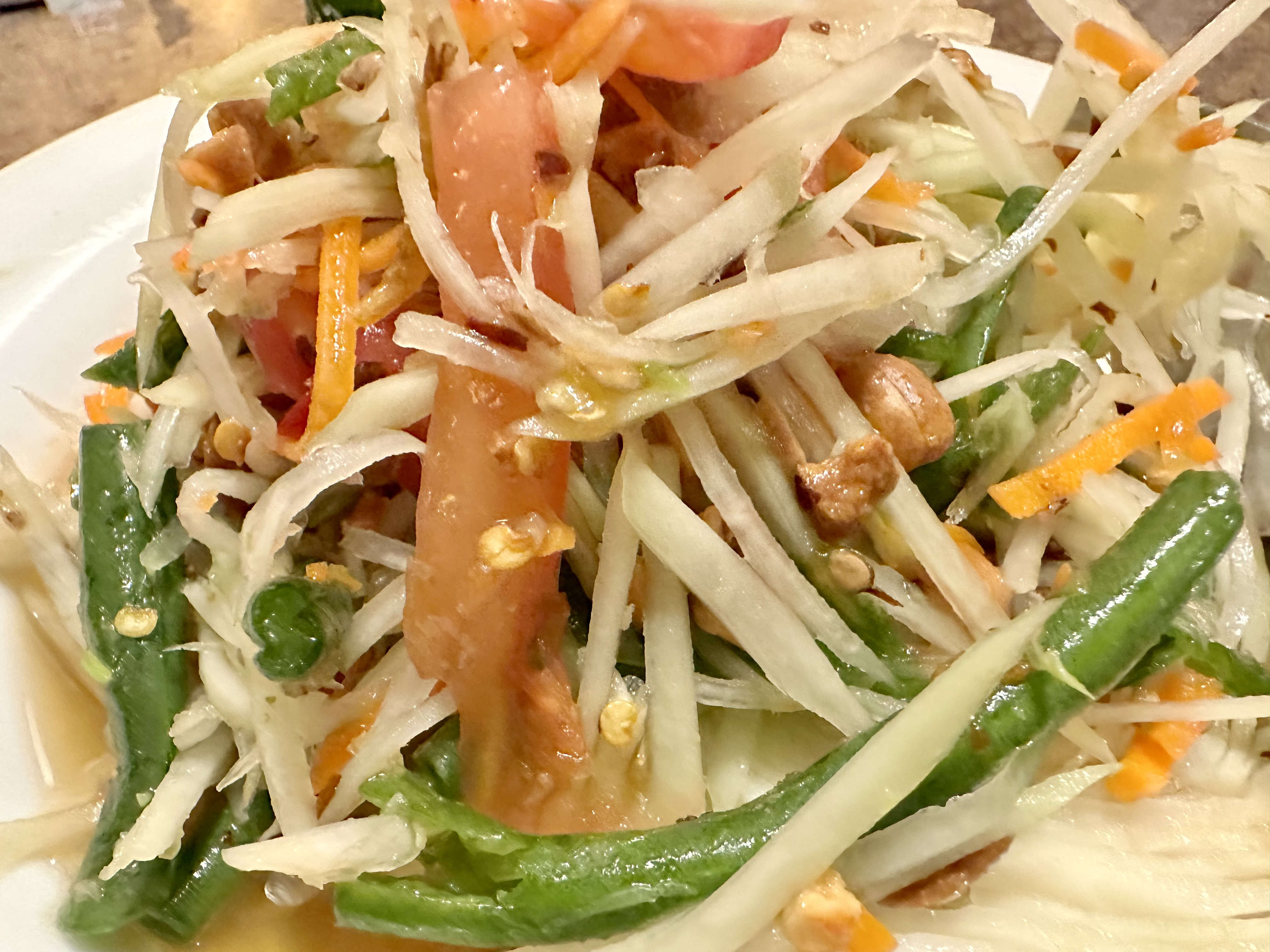 Order Somtum (Papaya) Salad food online from Sticky Rice store, Chicago on bringmethat.com