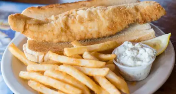 Order Fried Haddock Dinner   food online from The Clam Bar store, Syracuse on bringmethat.com