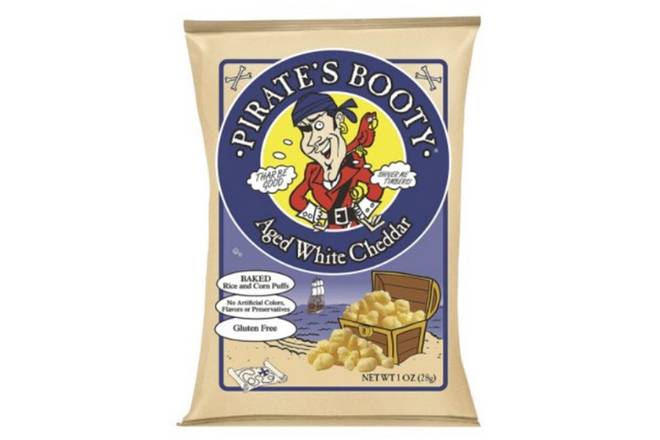 Order Pirates Booty White Cheddar Popcorn food online from Nekter Juice Bar store, Torrance on bringmethat.com